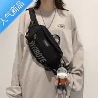 FENGHOU日系简约胸包男士学生ins时尚百搭斜挎包女潮牌运动单肩挎包腰包腰包男