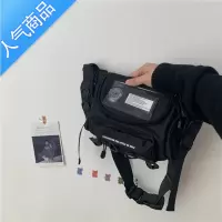 FENGHOU日系原宿风暗黑系机能工装胸包 韩国ins街拍腰包男女骑行包潮腰包男