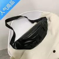 FENGHOUins日系暗黑风胸包包女2021新款时尚复古斜挎包百搭工装学生腰包腰包男