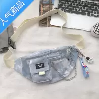 FENGHOU日系原宿甜酷风胸包女帆布小包包夏天 韩国ins百搭潮少女斜挎腰包腰包男