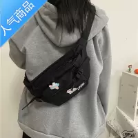 FENGHOU日系原宿ins百搭多功能胸包女学生骑行腰包男韩版简约中性斜挎包腰包男