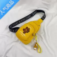 FENGHOU包包2021新款潮斜挎帆布包ins韩风胸包女日韩时尚卡通绣花便携包腰包男