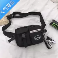 FENGHOU日系潮牌原宿工装斜挎胸包暗黑风胸包 韩国ins港风街拍百搭腰包女腰包男