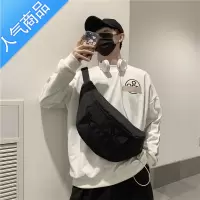FENGHOU包包女帆布斜挎包 日系ins超火百搭大容量港风街头潮牌胸包男腰包腰包男