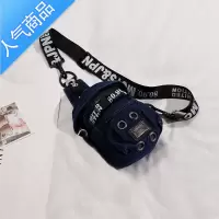FENGHOU可爱小包包女2021新款网红牛仔帆布斜挎胸包ins潮酷女学生单肩包腰包男