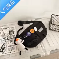 FENGHOU大容量胸包男潮牌日系ins工装单肩斜挎包腰包百搭潮流运动包包女腰包男