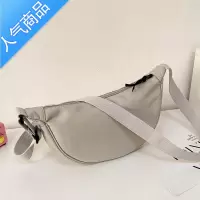 FENGHOUu家简约尼龙饺子包女2021新款日韩百搭单肩包轻便斜挎包时尚胸包腰包男