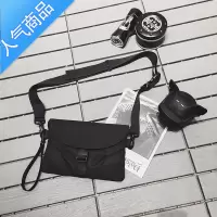 FENGHOU小挎包斜挎包男士背包日系潮牌胸包嘻哈街头潮流学生个性单肩包男腰包男