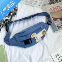 FENGHOU上新小包包斜挎包女2021新款潮韩版ins帆布胸包百搭日系学生腰包腰包男