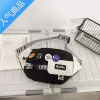 FENGHOU胸包男夏季运动款潮牌国潮腰包时尚帆布休闲百搭日系小众斜挎包女腰包男