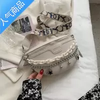 FENGHOU小众设计马鞍包小包包女2021新款潮腰包夏季百搭时尚链条斜挎胸包腰包男