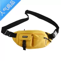 FENGHOU男士胸包潮牌日系机能单肩包尼龙防水挎包夏季运动腰包随身小背包腰包男