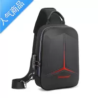 FENGHOU多功能2021新款胸包单肩包USB防盗防水男士韩版休闲女骑行斜挎包腰包男