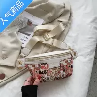 FENGHOU小包包女2021新款潮ins小众设计感斜挎胸包夏季休闲百搭运动腰包腰包男