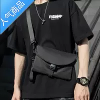 FENGHOU潮流休闲斜挎包男潮牌胸包迷你小挂包简约嘻哈蹦迪包单肩斜背男包腰包男