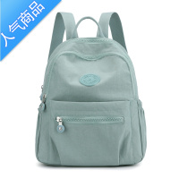 FENGHOU双肩包大容量女士简约百搭尼龙布背包潮时尚轻便多口袋书包旅行包旅行包男女