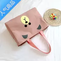 FENGHOU旅行包袋可爱轻便大容量女手提旅游包包帆布短途行李袋子手提学生旅行包男女