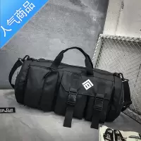 FENGHOU多功能单肩斜挎包男士潮流双肩包独立鞋位旅行背包女圆筒手提包袋旅行包男女