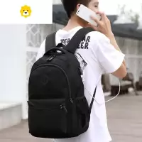 FENGHOU商务背包男士双肩包韩版潮流旅行包休闲女学生书包简约时尚电脑包