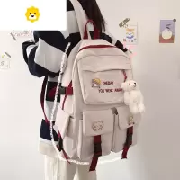 FENGHOU2021可爱书包女大容量韩版高中学生初中生背包轻便小学生双肩包