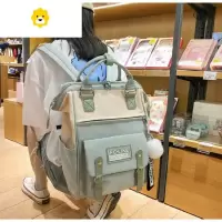 FENGHOU书包韩版原宿ulzzang中学生初中生大容量双肩包女2021年新款