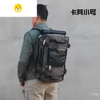 FENGHOU复古帆布大容量背包男旅行双肩包行李出差男士旅游休闲背包多功能