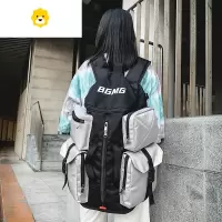 FENGHOU潮牌日系多用休闲电脑背包男双肩包女旅行包原宿韩版撞色学生书包