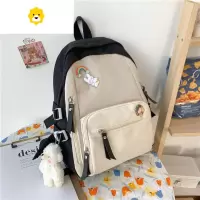 FENGHOU书包女ins韩版高中小学生初中生森系百搭背包大学生双肩包日系包