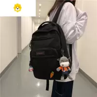 FENGHOU防水书包韩版高中原宿ulzzang女背包初中学生大容量ins暗色双肩包