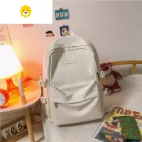 FENGHOU书包女初中生双肩包女夏高中大学生简约ins日系原宿风大容量背包