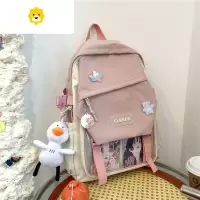FENGHOU2021年新款书包女韩版原宿大学生双肩包高中生ins风初中少女背包