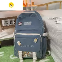 FENGHOU书包女小学生三到六年级夏撞色2021年新款中学生初中生背包双肩包
