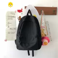 FENGHOU高颜值书包女ins风韩版高中大学生日系大容量双肩包帆布简约背包