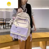 FENGHOU书包女初中生大容量韩版日系简约背包可爱高学生小学生少女双肩包