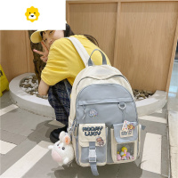 FENGHOU书包女韩版高中原宿大容量小学生初中生背包学生少女文艺双肩包