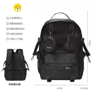 FENGHOU双肩包男士潮牌原创小众日系潮流大容量背包工装旅行包大学生书包