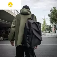 FENGHOU香港潮牌休闲牛津布防水大容量书包男时尚初高中大学生双肩背包女双肩包