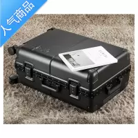 封后行李箱ins网红防刮耐磨男学生新款旅行箱24寸铝框万向轮皮箱