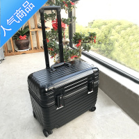 封后18寸上翻盖铝框拉杆箱万向轮17超轻小型行李箱女摄影旅行箱男20寸