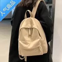 封后花曦书包女夏大学生高中生初中少女小双肩包黑色女士简约女生背包学生书包
