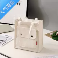 封后大学生上课单肩包女帆布学生森系ins大容量简约韩版文艺日系书包学生书包