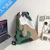 封后双肩包男士潮牌ins运动健身小背包束口袋抽绳休闲训练学生书包女