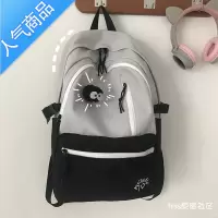 封后韩国ins原宿风初中生书包女ulzzang韩版高中大学生日系双肩包男学生书包