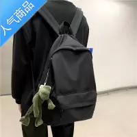 封后暗黑系书包女韩版高中学生背包潮牌校园ins风百搭大容量双肩包男学生书包