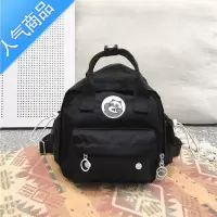 封后上新小包包双肩包女小清新少女日系软妹帆布斜跨背包百搭迷你书包学生书包