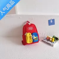 封后儿童包包日韩撞色幼儿园书包潮酷ins男童背包户外时尚女童双肩包学生书包
