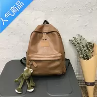 封后港风复古女士包包2021新款简约百搭大容量双肩包时尚书包男背包女学生书包