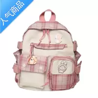 封后小书包女ins韩版原宿风可爱少女逛街旅游小背包百搭轻便双肩包夏学生书包