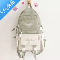 封后书包女初中生ins日系小学生三到六年级高中大容量简约百搭双肩包学生书包