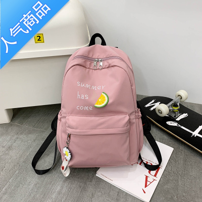 封后书包女韩版高中森系日系双肩包ins潮中学生初中生小清新简约背包学生书包